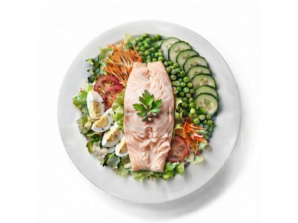 Gestoomde zalm