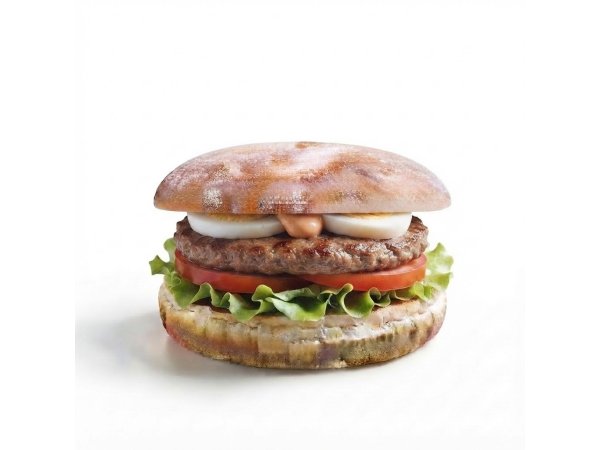 Amerikaanse hamburger